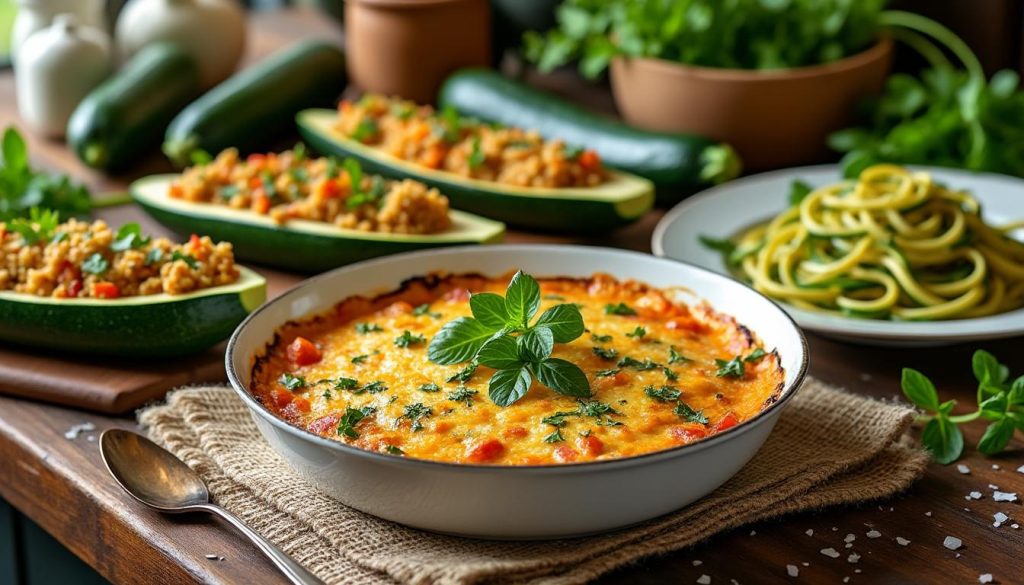découvrez des idées originales de gratins et des recettes créatives de courgettes au four pour égayer vos repas ! astuces faciles et saveurs inédites garanties pour cuisiner les courgettes autrement.