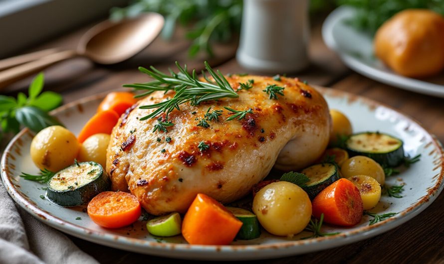 Blanc de poulet au four : tendre et savoureux à chaque bouchée