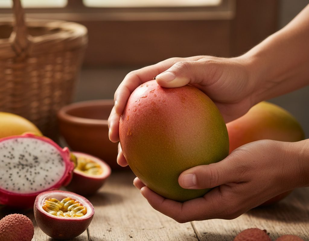 découvrez nos astuces simples pour reconnaître une mangue mûre : couleur, toucher, odeur… apprenez à choisir la mangue parfaite pour déguster toute sa saveur !