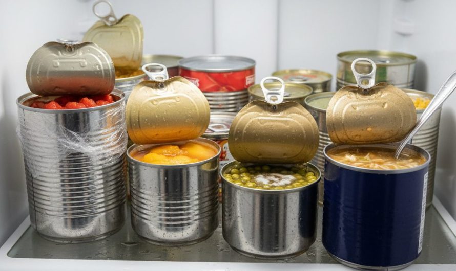Conserver des boîtes de conserve ouvertes au frais bonne ou mauvaise idée