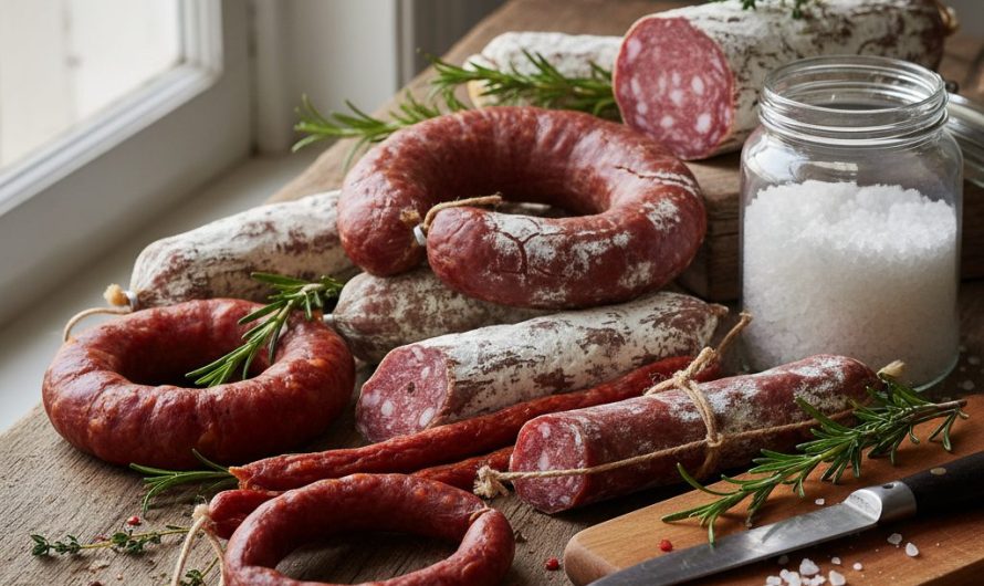 Conserver les saucissons secs pour préserver leur saveur