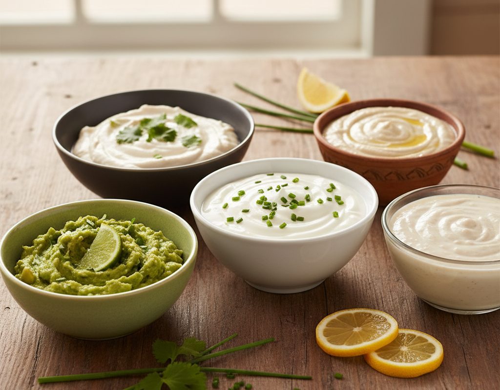 découvrez les meilleures alternatives à la crème fraîche : des options savoureuses, saines et faciles à utiliser pour remplacer la crème dans toutes vos recettes ! idéal pour les intolérants au lactose ou ceux qui veulent varier les plaisirs.