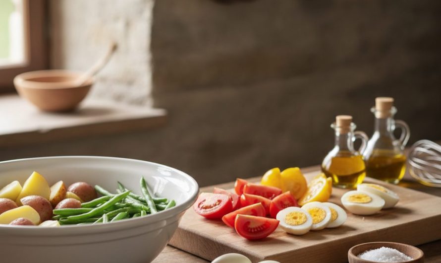 Préparer une salade piémontaise la veille guide pratique