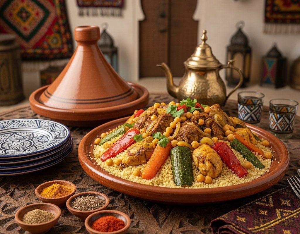 découvrez la recette authentique du couscous marocain, révélant tous les secrets traditionnels pour réussir ce plat emblématique. ingrédients, étapes et astuces pour un couscous savoureux et parfumé.