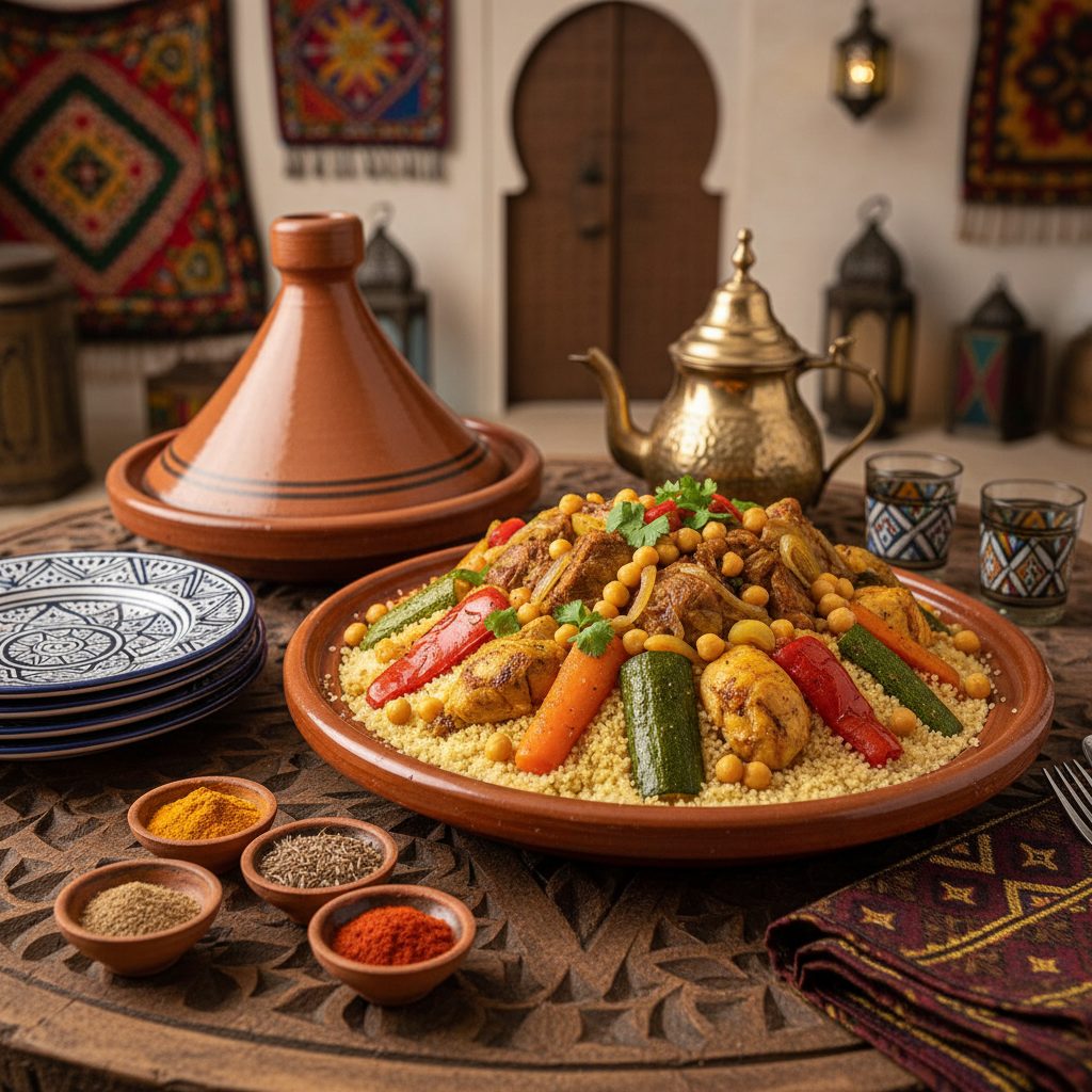découvrez la recette authentique du couscous marocain, révélant tous les secrets traditionnels pour réussir ce plat emblématique. ingrédients, étapes et astuces pour un couscous savoureux et parfumé.
