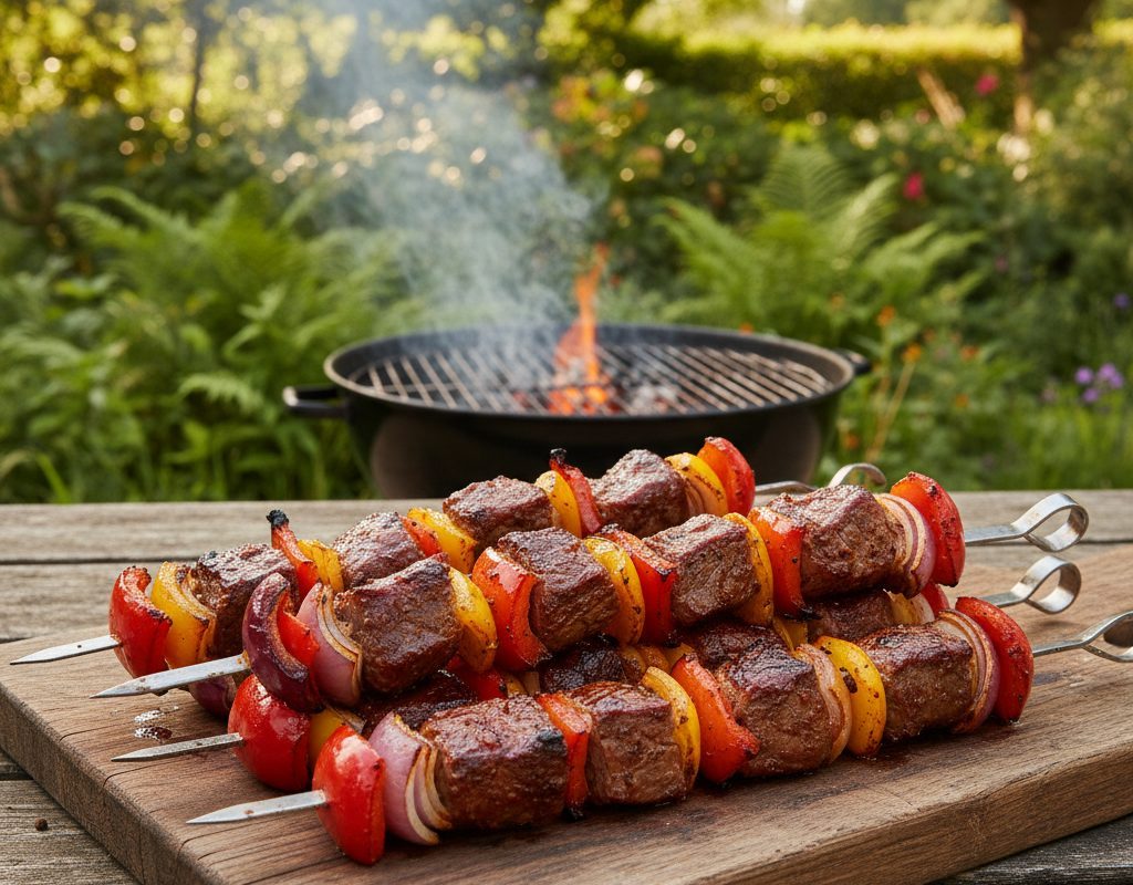 découvrez une délicieuse recette de brochette de bœuf marinée, idéale pour réussir vos barbecues et ravir vos convives. conseils de préparation et astuces pour une viande tendre et savoureuse au goût inoubliable.