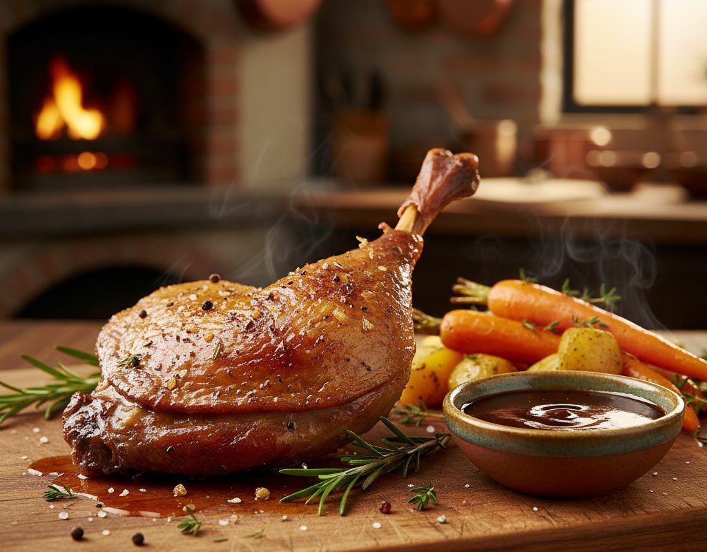 découvrez comment préparer des cuisses de canard au four avec une astuce incontournable pour obtenir une peau ultra-croustillante. recette simple, gourmande et pleine de saveurs pour régaler vos convives !