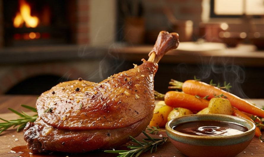 Recette cuisse de canard au four avec le truc génial pour une peau ultra-croustillante