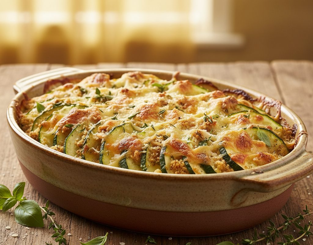 découvrez notre recette facile de courgette au four gratinée, un plat savoureux et fondant pour réconcilier toute la famille avec ce légume. parfait pour un repas sain et gourmand !