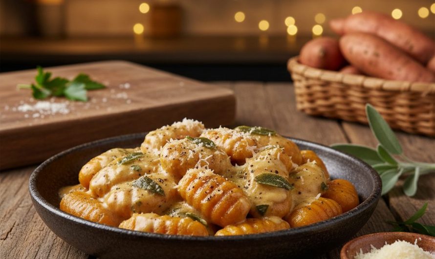 Recette de gnocchis à la patate douce délicieuse alternative aux pâtes classiques