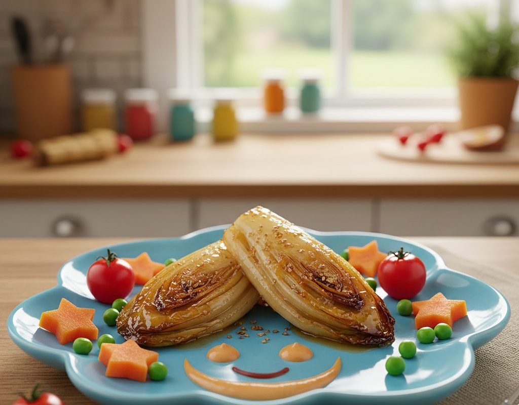 découvrez notre recette d'endives braisées caramélisées, facile à préparer, pour régaler les enfants et leur faire aimer ce légume délicieusement fondant et savoureux.