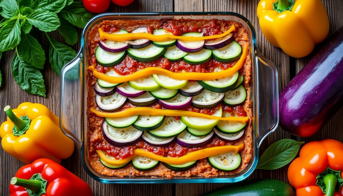 découvrez une recette facile de lasagnes aux légumes, idéale pour un repas équilibré et savoureux. suivez nos étapes simples et régalez-vous en toute légèreté !