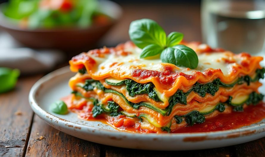 Recette facile de lasagnes aux légumes pour un repas équilibré