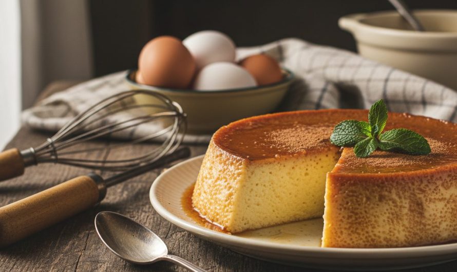 Recette flan aux œufs de nos grand-mères onctueux et réconfortant