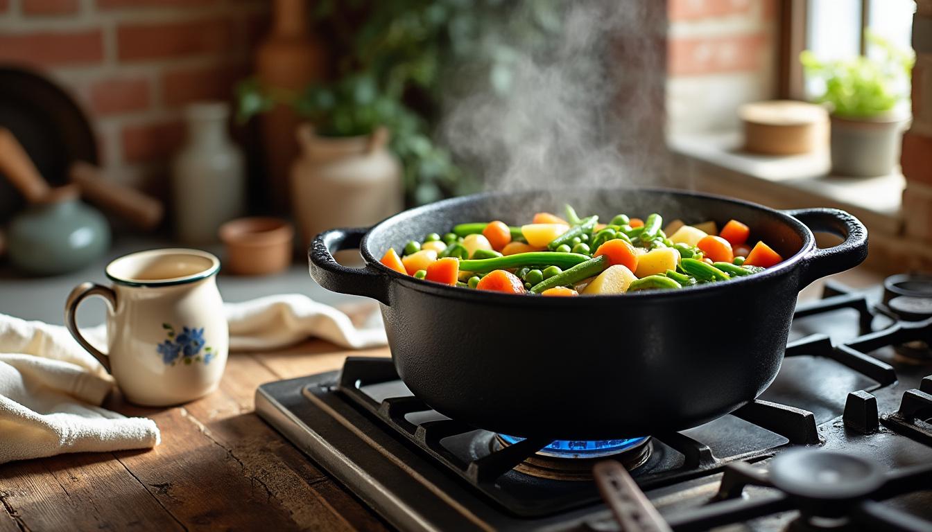 découvrez la recette authentique de la jardinière de légumes façon grand-mère selon marmiton. un plat familial, plein de saveurs et facile à préparer, pour retrouver le vrai goût des légumes mijotés comme autrefois.