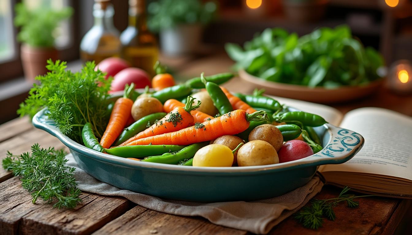 découvrez la véritable recette de la jardinière de légumes façon grand-mère, révélée par marmiton. un plat savoureux, préparé avec des ingrédients frais et des astuces authentiques pour retrouver les saveurs d’antan à chaque bouchée.