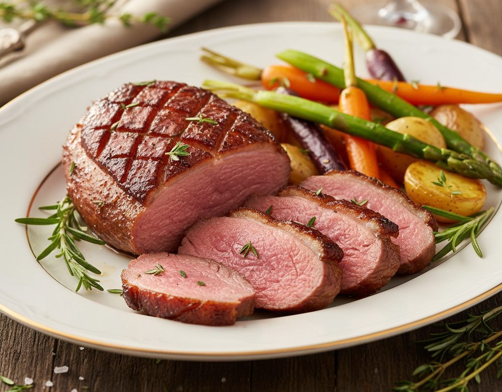 découvrez comment préparer un magret de canard au four, rosé et juteux en seulement 15 minutes. une recette rapide et facile pour un plat savoureux à partager.