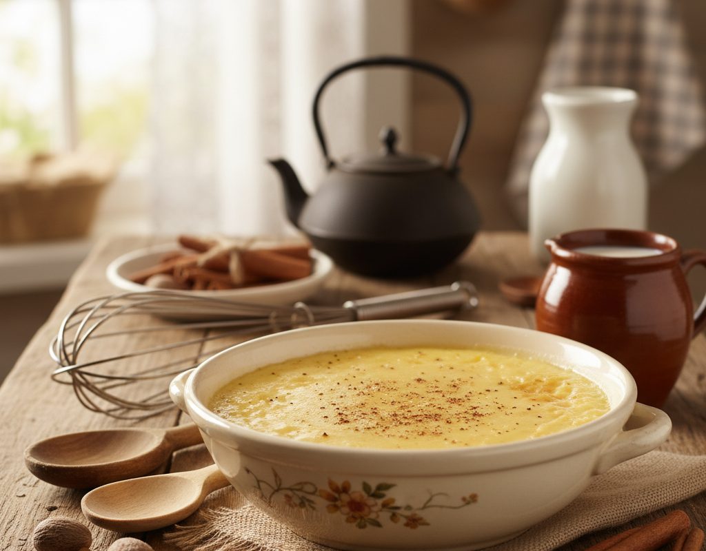 découvrez la recette traditionnelle de l'œuf au lait de grand-mère, un dessert réconfortant, crémeux et facile à préparer pour régaler petits et grands. parfait pour une touche sucrée et authentique !
