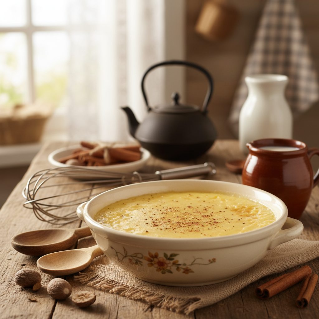 découvrez la recette traditionnelle de l'œuf au lait de grand-mère, un dessert réconfortant, crémeux et facile à préparer pour régaler petits et grands. parfait pour une touche sucrée et authentique !
