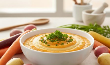 découvrez une délicieuse purée de pommes de terre et carottes, onctueuse et facile à préparer, idéale pour faire aimer les légumes aux enfants tout en régalant toute la famille.