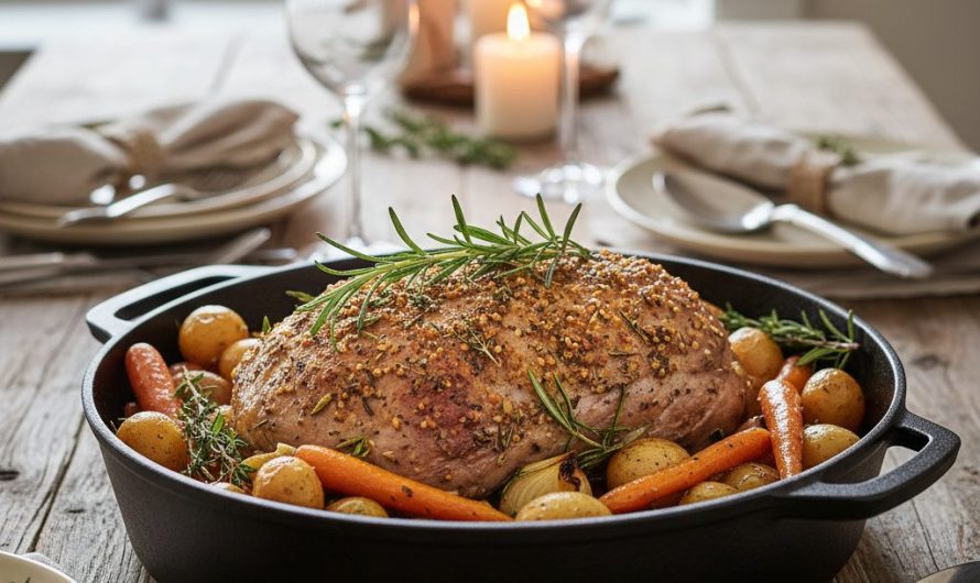 Recette rôti de veau en cocotte moelleux pour un dimanche en famille