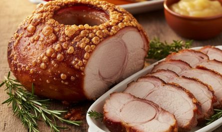 découvrez comment cuisiner une rouelle de porc au four délicieusement croustillante à l'extérieur et fondante à l'intérieur, grâce à une recette simple et savoureuse idéale pour un repas convivial en famille ou entre amis.