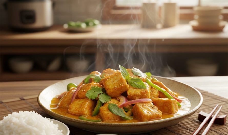 Recette sauté de porc au curry parfumé pour voyager en asie