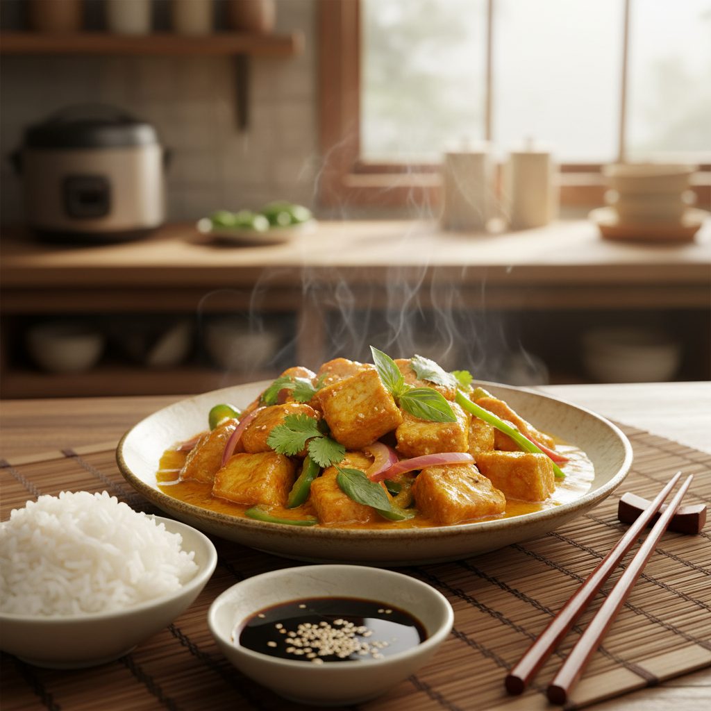 découvrez notre recette savoureuse de sauté de porc au curry, un plat parfumé et facile à préparer pour vous faire voyager en asie le temps d’un repas. idéal pour éveiller vos papilles !