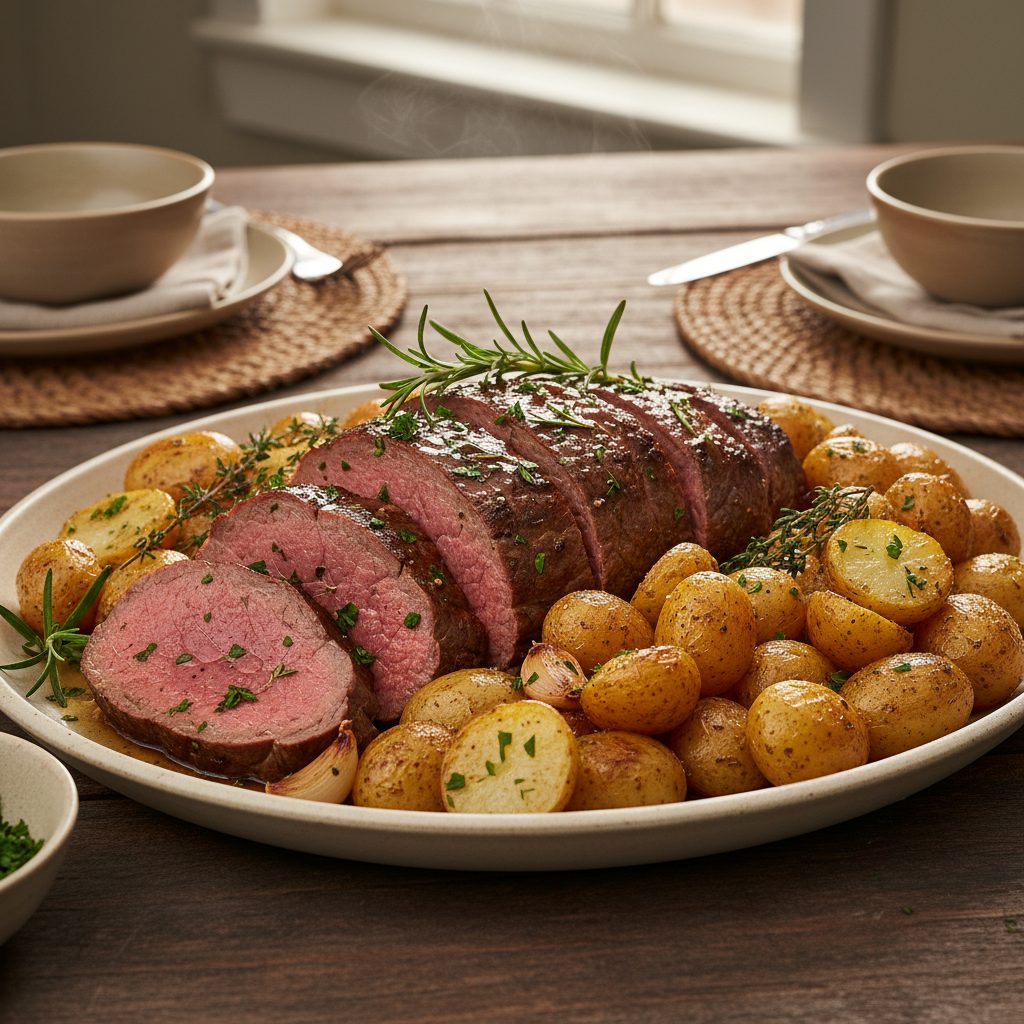 découvrez une délicieuse recette de viande accompagnée de pommes de terre grenaille, parfaite pour un repas familial convivial et savoureux. impressionnez vos invités avec ce plat généreux, facile à préparer et plein de saveurs !
