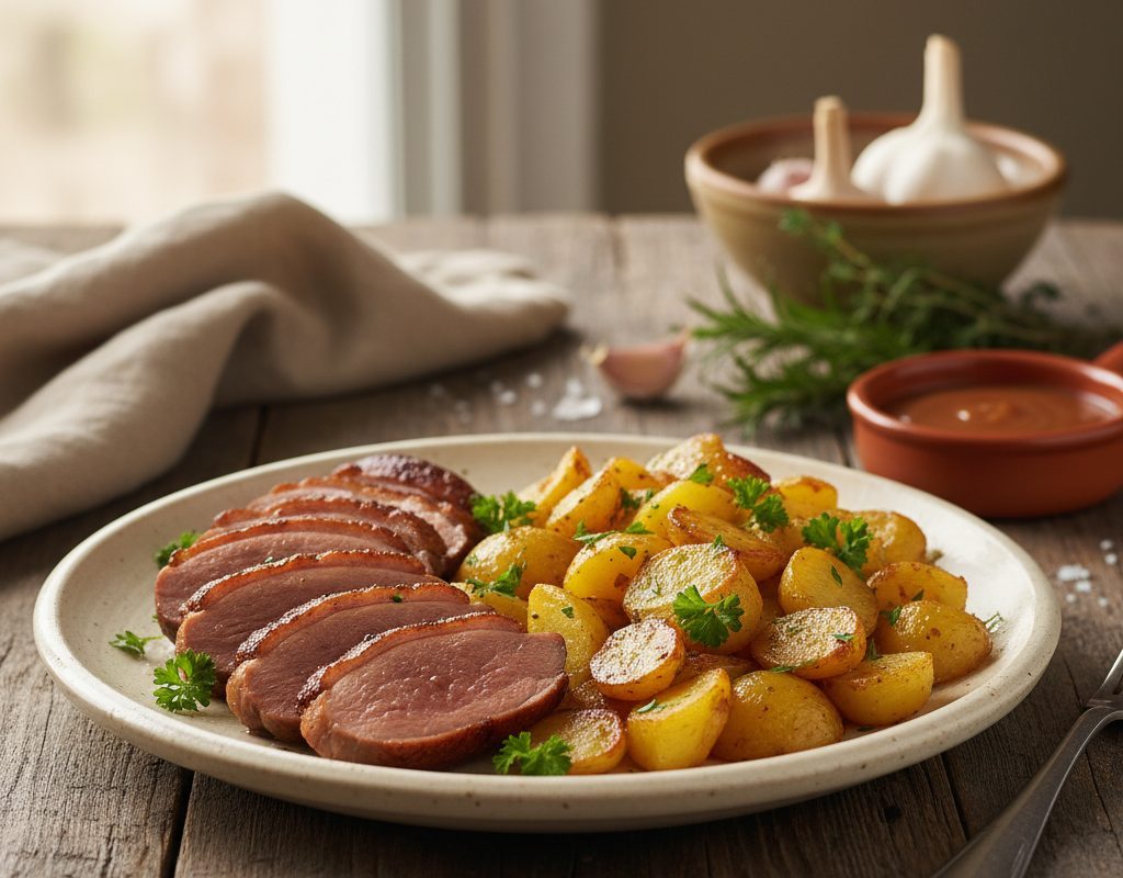 découvrez une délicieuse recette de viande accompagnée de pommes de terre sarladaises, préparée selon les secrets traditionnels du périgord. idéal pour un repas gourmand et authentique à partager en famille ou entre amis.