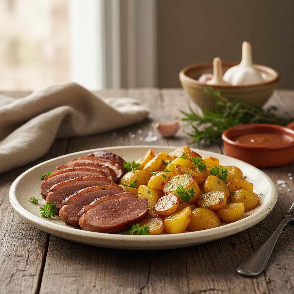 découvrez une délicieuse recette de viande accompagnée de pommes de terre sarladaises, préparée selon les secrets traditionnels du périgord. idéal pour un repas gourmand et authentique à partager en famille ou entre amis.