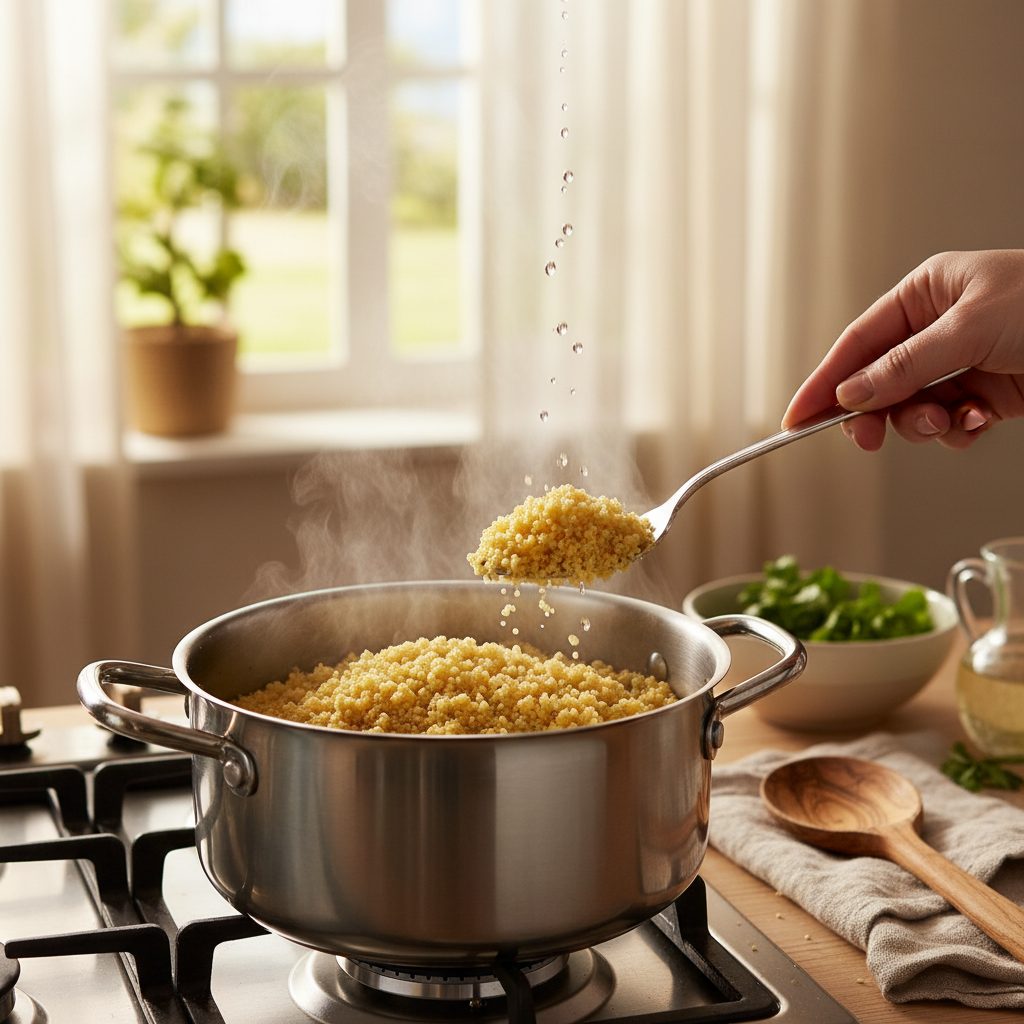 découvrez la technique parfaite pour réchauffer un couscous et retrouver toute sa texture moelleuse et son goût authentique. conseils simples et efficaces pour un couscous savoureux comme au premier jour !