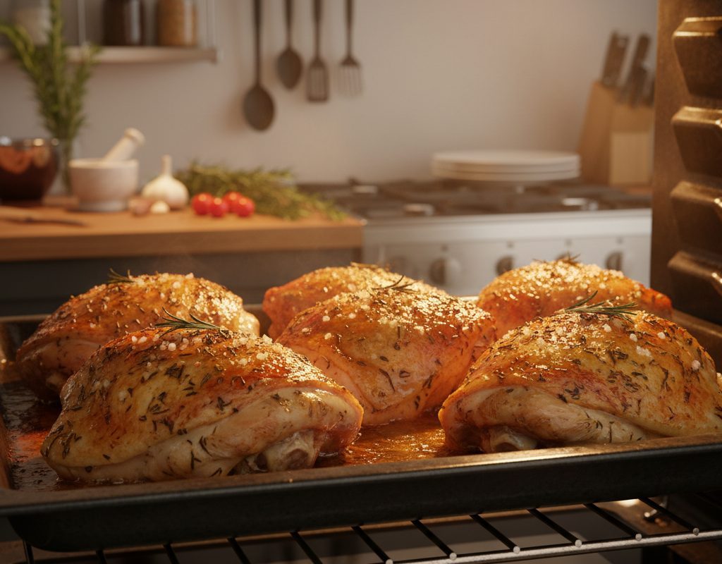 découvrez le temps de cuisson idéal pour le haut de cuisse de poulet au four et obtenez une viande tendre et savoureuse à chaque préparation. conseils et astuces inclus !