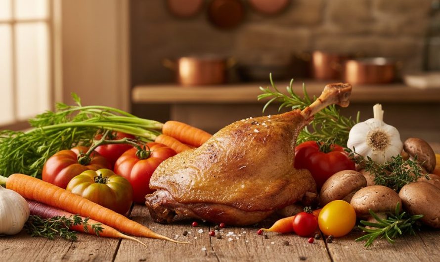 Légumes pour cuisses de canard confites