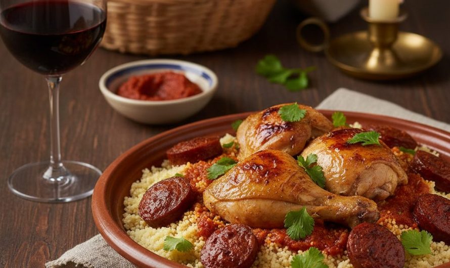Quel vin rouge avec couscous poulet merguez