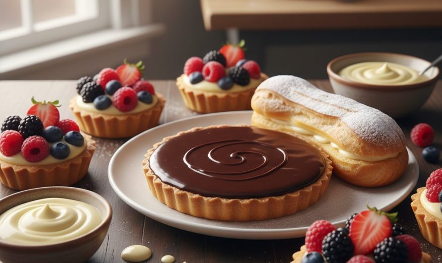 Reste de crème pâtissière que faire avec