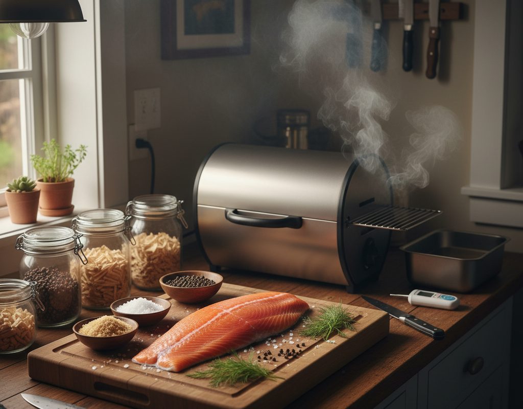 découvrez tous les secrets pour réussir à fumer du saumon chez vous : astuces, matériel indispensable et étapes faciles pour un saumon fumé savoureux et fait maison.
