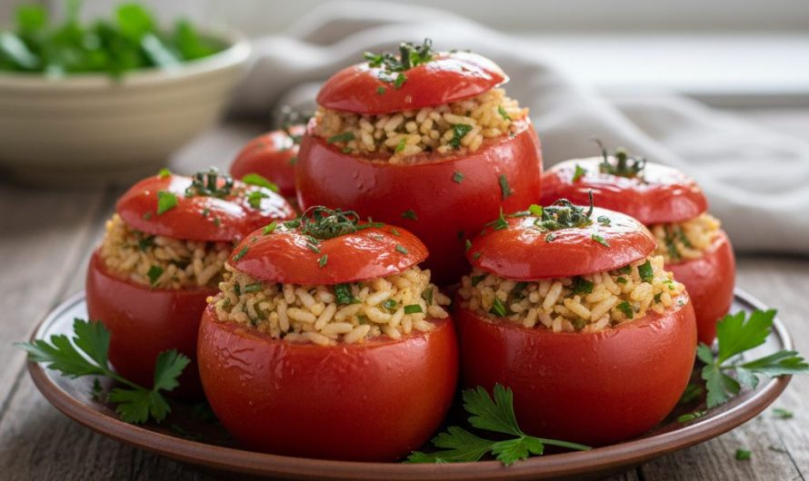 Tomates farcies recette de grand-mère avec riz