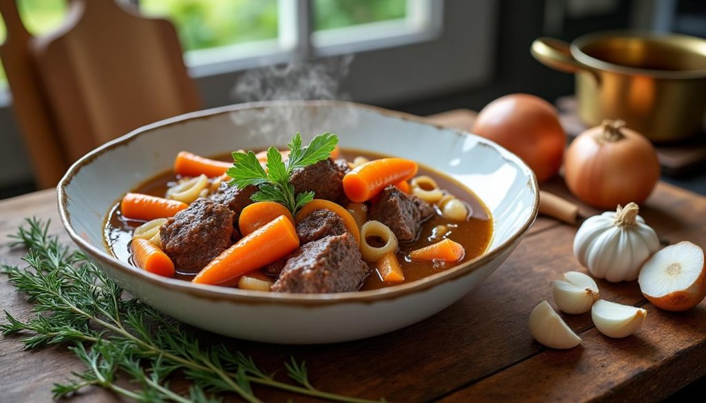 apprenez à préparer un bœuf carotte savoureux grâce à notre recette vidéo simple et équilibrée, parfaite pour un repas gourmand en famille.