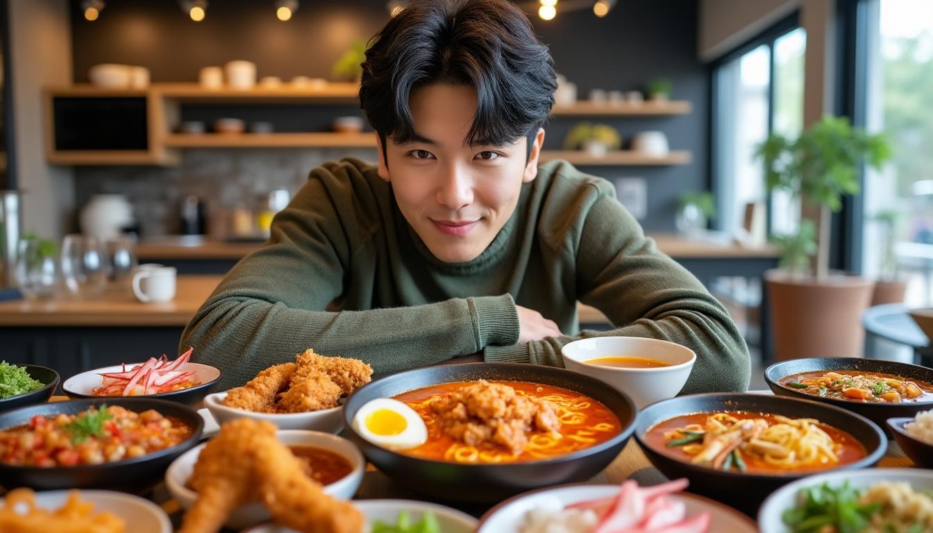 découvrez comment lee chae min est devenu le roi des mukbangs grâce à sa recette secrète unique. plongez dans son univers gourmand et inspirant ! #gethyped