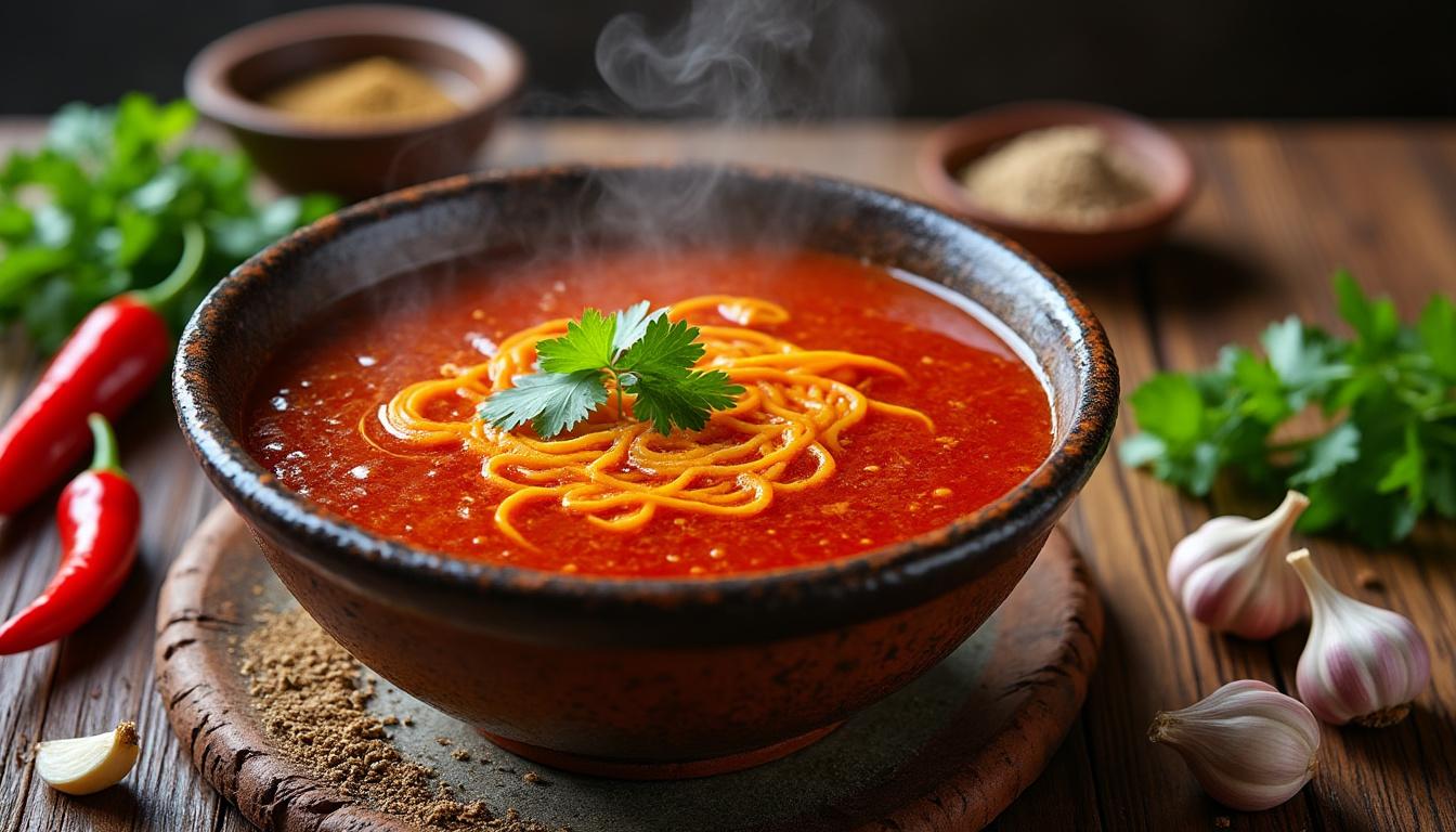 découvrez la recette de la soupe atomique de mccann, un plat réconfortant au goût intense et aux saveurs explosives, parfait pour réchauffer vos journées.