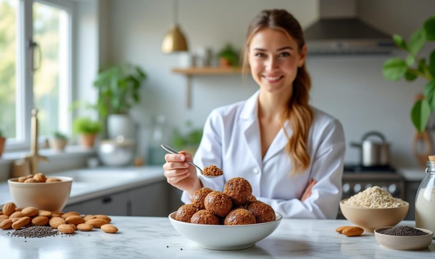 Nutritionniste dévoile une recette express de laddus protéinés en 3 ingrédients pour une peau éclatante et des cheveux brillants