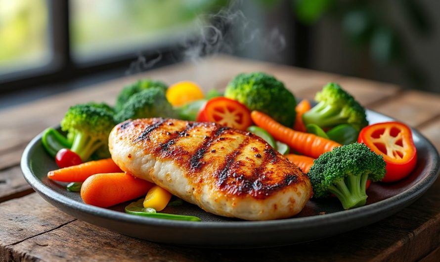 RECETTE | Plats copieux de poulet et légumes pour renforcer vos muscles et votre nutrition