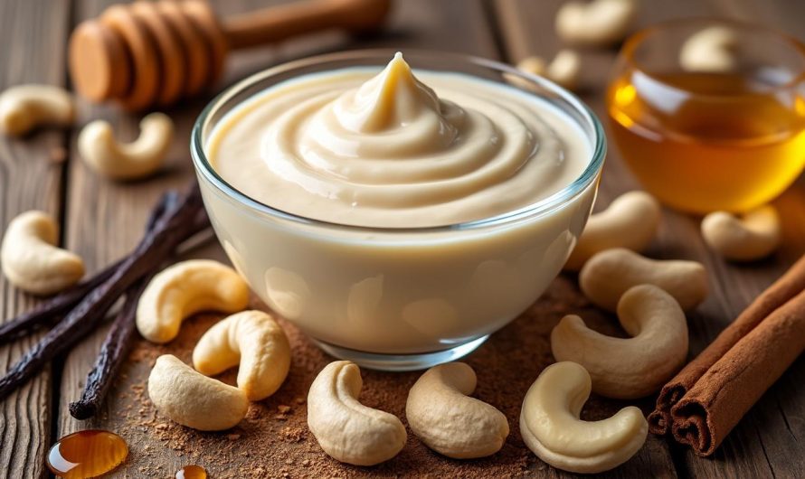 Recette Gourmande : Crème Sucrée à la Noix de Cajou