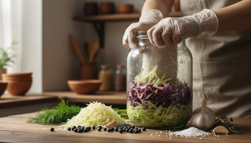 découvrez comment préparer une choucroute maison parfaite grâce à notre guide complet de lacto-fermentation, simple, sûr et garantissant une texture croquante et savoureuse.