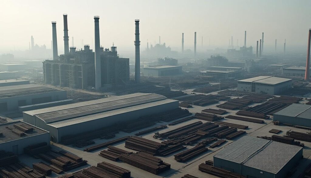 analyse de la politique industrielle chinoise et ses conséquences sur la surcapacité dans divers secteurs économiques.