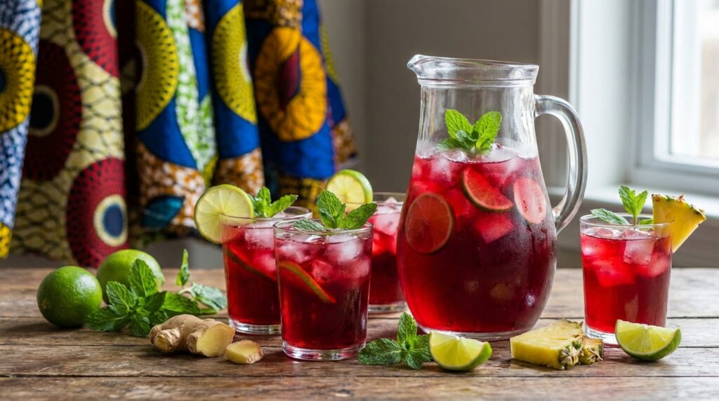 découvrez la recette authentique du bissap, ce jus d'hibiscus rafraîchissant venu d'afrique, parfait pour se désaltérer naturellement et profiter d'une boisson saine et savoureuse.