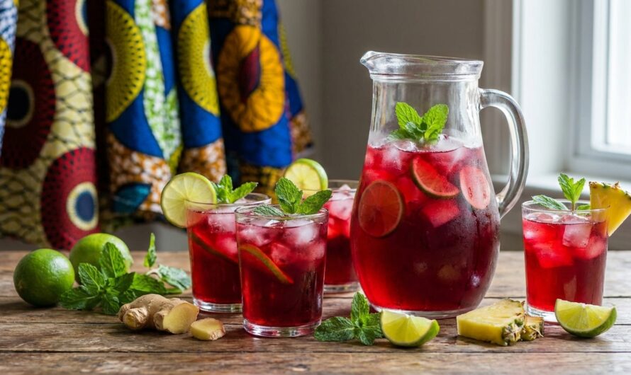 Recette Bissap (Jus d&rsquo;hibiscus) : la boisson africaine désaltérante