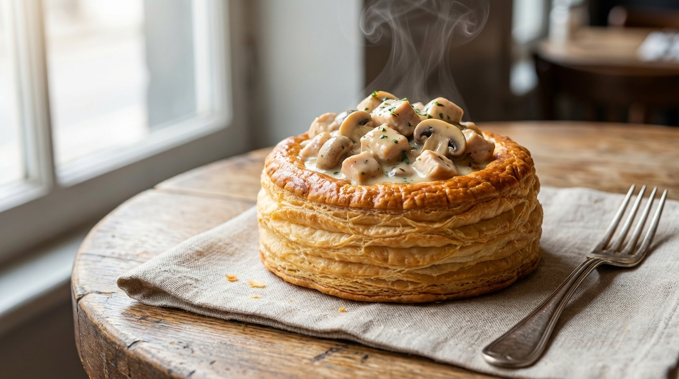 découvrez notre recette facile de bouchée à la reine, une délicieuse garniture généreuse à base de volaille tendre et de champignons savoureux, parfaite pour un repas raffiné.