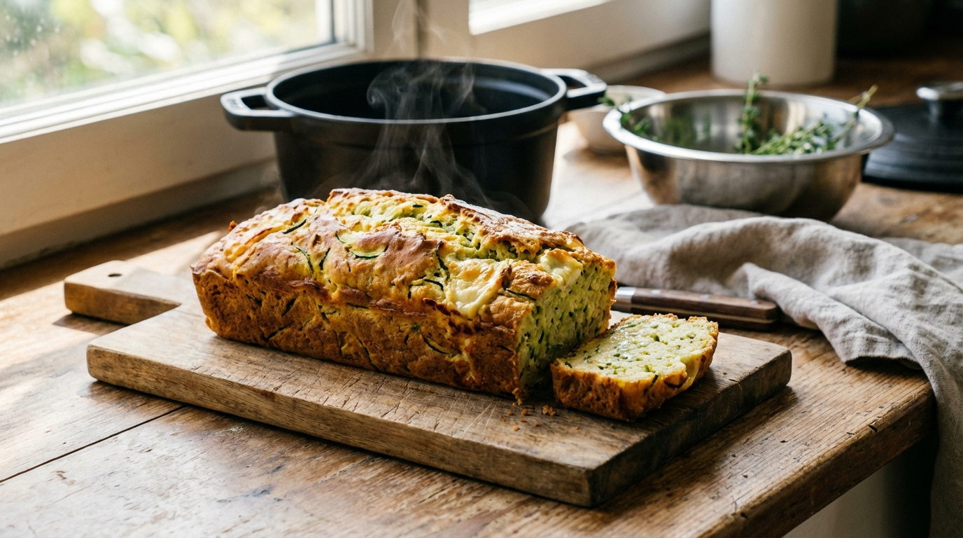 découvrez la recette du cake chèvre et courgettes, un cake salé moelleux parfait pour un apéritif ou un repas léger. facile et rapide à préparer, il ravira vos papilles !
